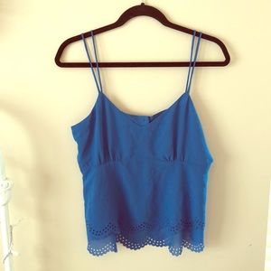 Blue tank top